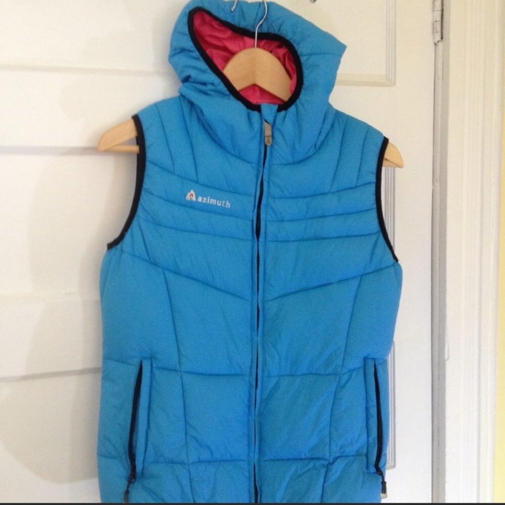 Blue Azimut Hooded vest